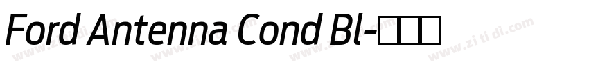 Ford Antenna Cond Bl字体转换